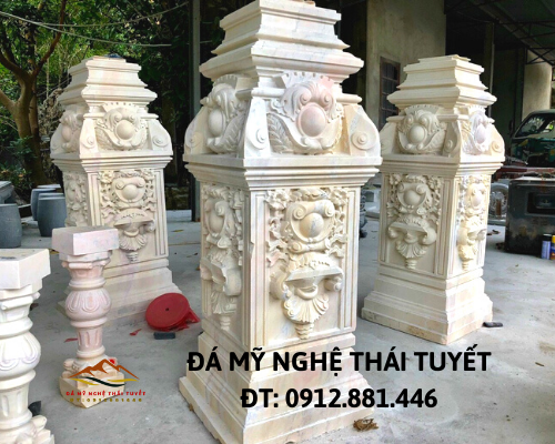 Cột đá cầu thang - CDCT 002